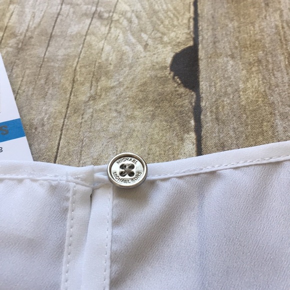 Michael Kors White Blouse Tank Top - Picture 8 of 8